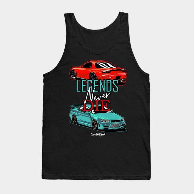 Jdm legends Tank Top by ASAKDESIGNS